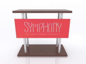 SYMDG-412 Portable Counter w/ Shelves