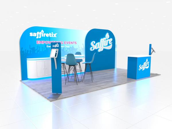 VK-4055 -- Custom Modular Inline Exhibit -- 10 x 20 Version